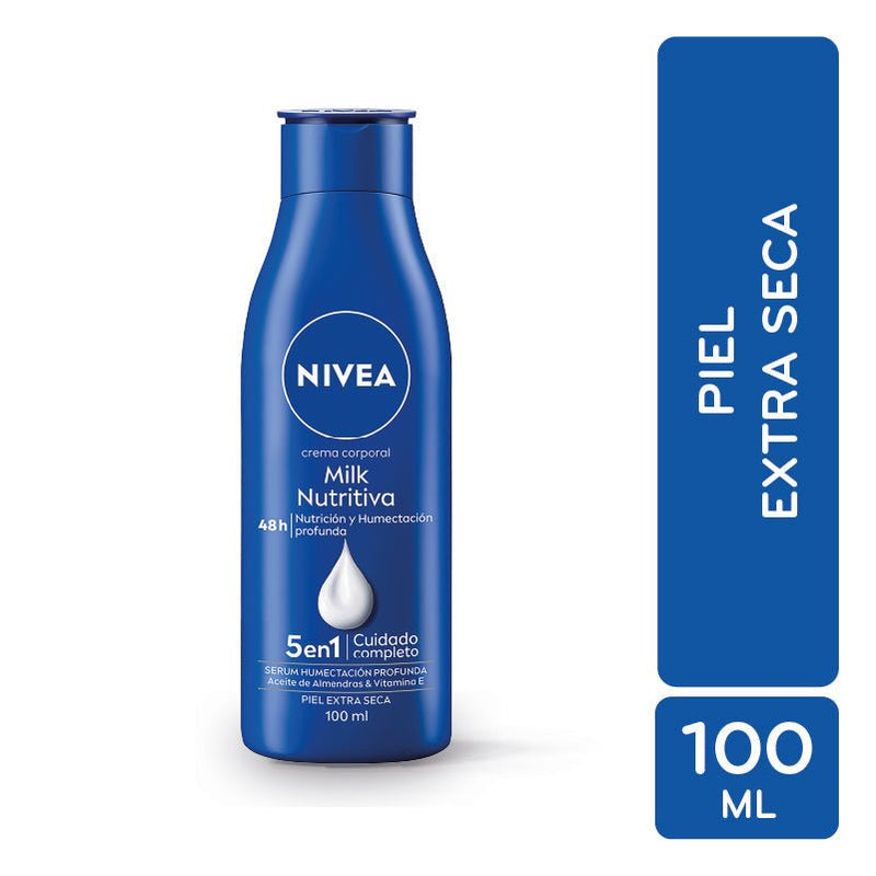 Nivea Body Milk Nutritiva 100Ml - Farmacias Arrocha