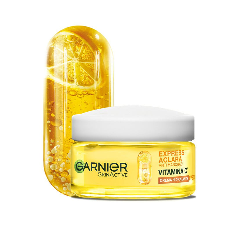 Garnier Express Aclara Crema Antimanchas Vitamina C 50 ml - Farmacias Arrocha