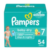 Pañales Pampers Baby Dry Talla 7, 54 unidades - Farmacias Arrocha