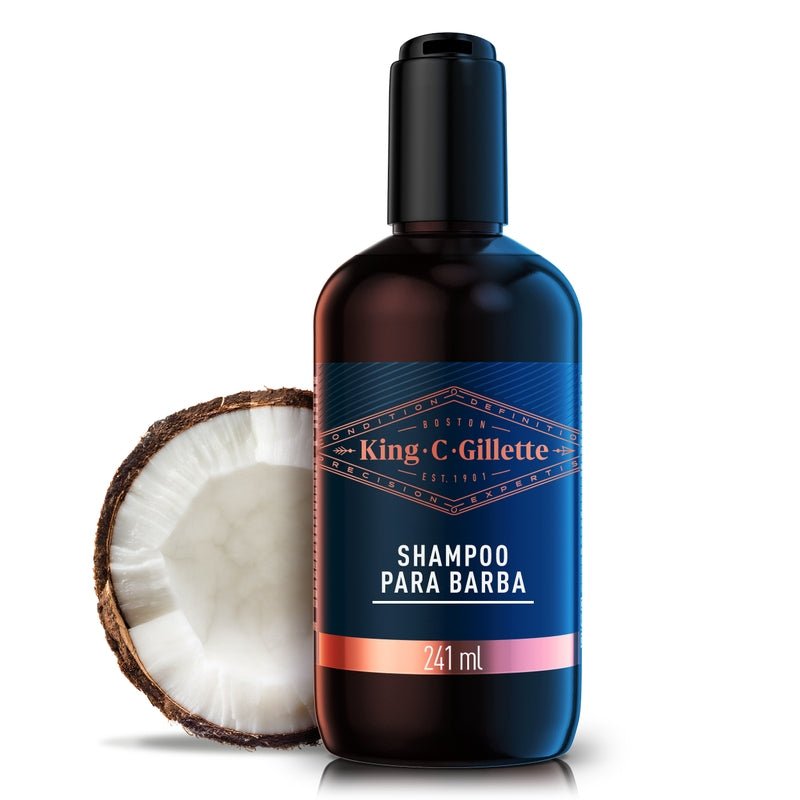 Shampoo para barba King C. Gillette, 241ml - Farmacias Arrocha