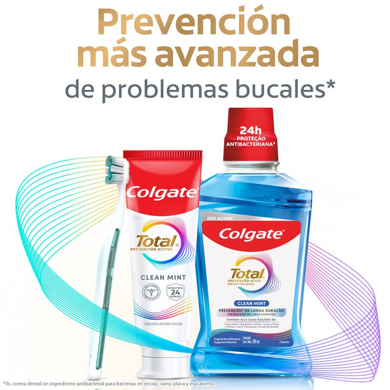 Pasta Dental Colgate Total 12 Clean Mint 75 ml - Farmacias Arrocha