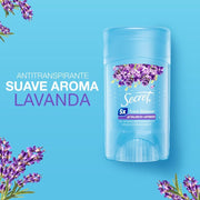 Gel Invisible Antitranspirante Secret Lavender 45 g - Farmacias Arrocha