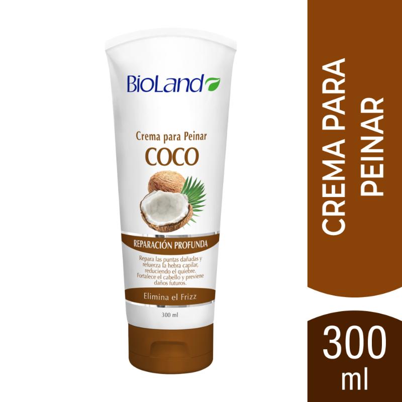 Bioland Crema Para Peinar Coco 300Ml - Farmacias Arrocha