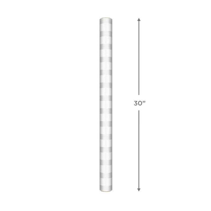 Hallmark Papel De Regalo Rayas Blancas Perladas 15Ft² - Farmacias Arrocha