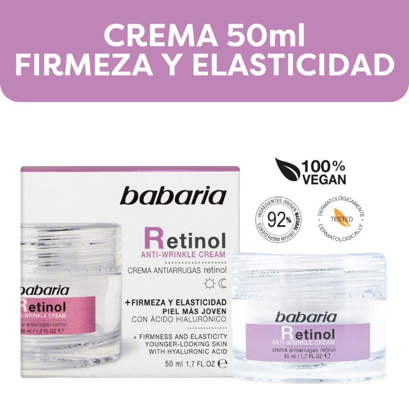 Babaria Crema Retinol Piel más joven 50ml - Farmacias Arrocha
