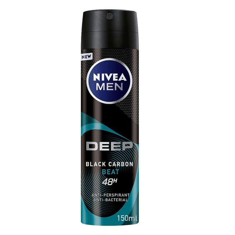 Nivea Deo Spray Deep Bla Carbon 12/150Ml - Farmacias Arrocha