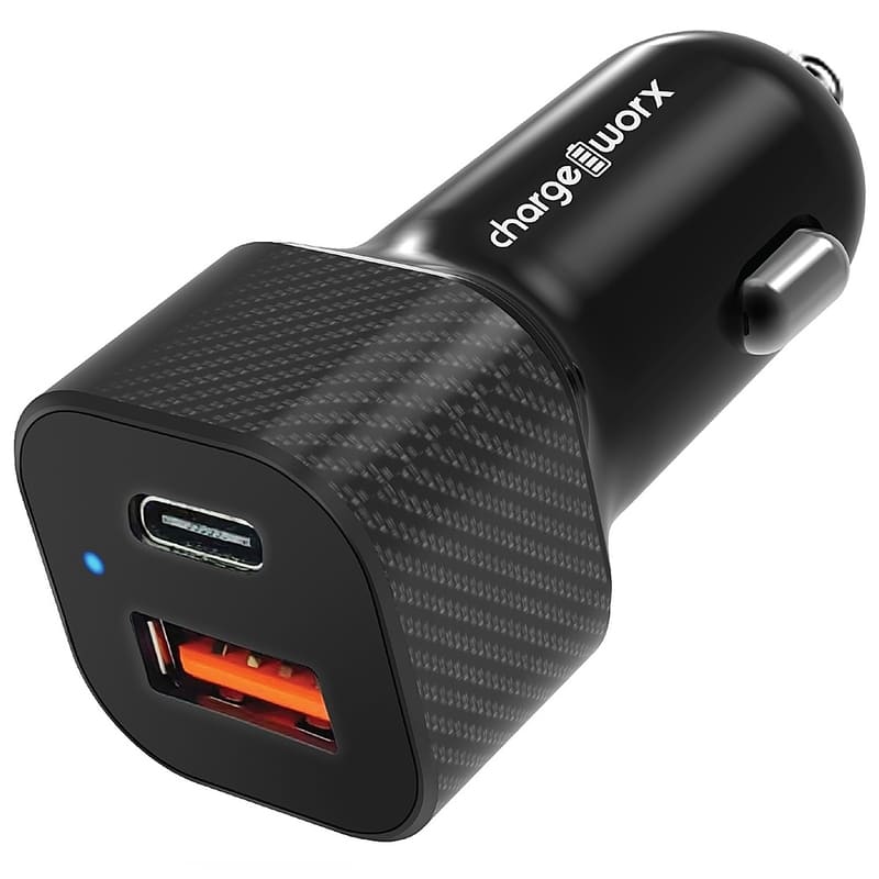 Chargeworx Adaptador Para Auto Entrada USB Y Tipo C - Farmacias Arrocha