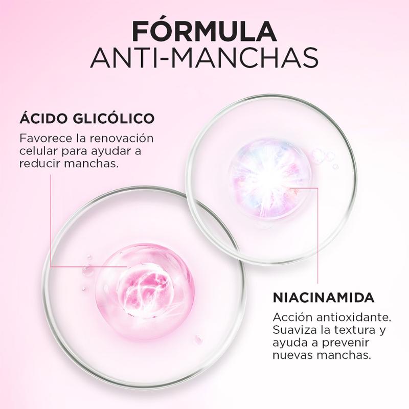 Gel Limpiador Facial L'Oréal Paris Glycolic Bright Antimanchas Ácido Glicólico y Niacinamida 150 ml - Farmacias Arrocha
