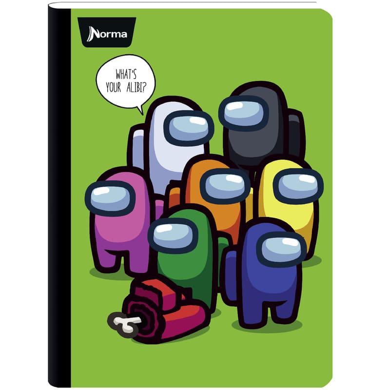 Norma Cuaderno Cosido Raya Ancha 200 Pag Among Us - Farmacias Arrocha
