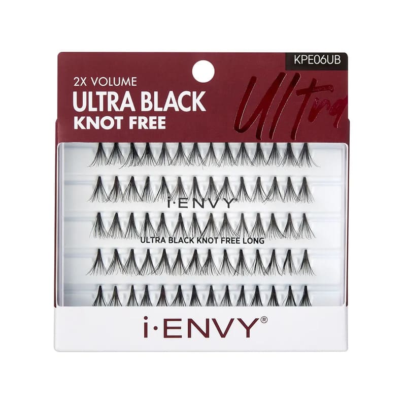 Kiss Pestañas Postiza Individual I - Envy Ultra Black Long 2X Volumen - Farmacias Arrocha