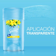 Gel Invisible Antitranspirante Secret Vanilla 45 g - Farmacias Arrocha