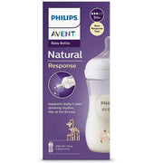 Avent Biberón Natural Response Decorado 9Oz. - Jirafa - Farmacias Arrocha