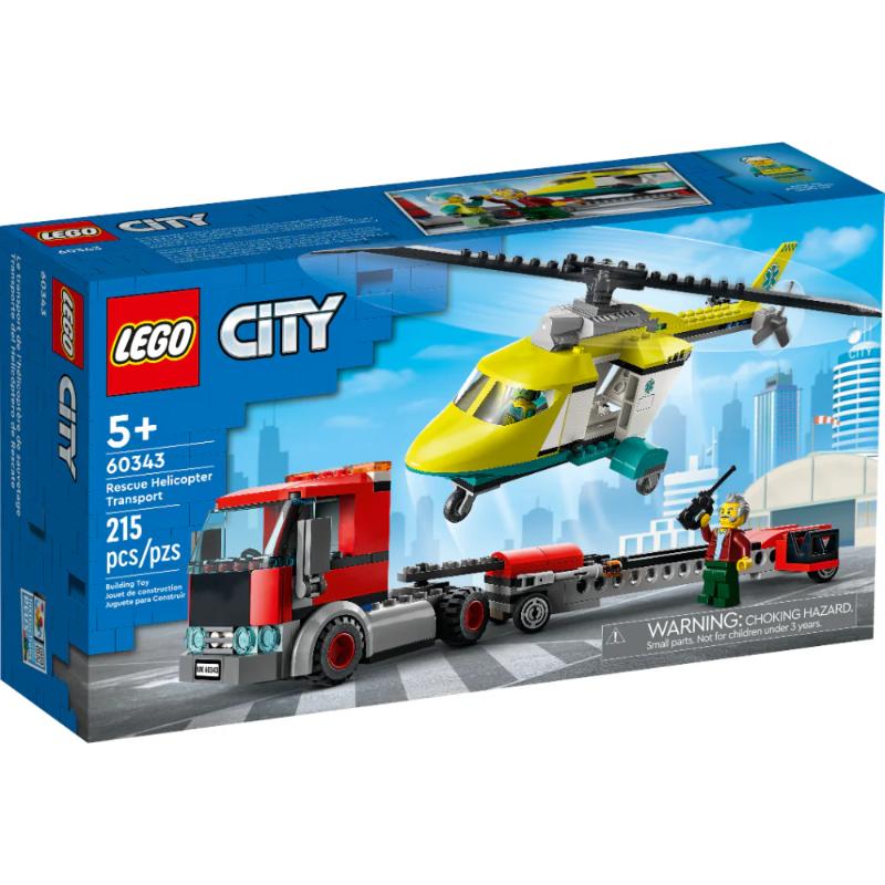 Lego City Transporte Helicoptero De Rescate - Farmacias Arrocha