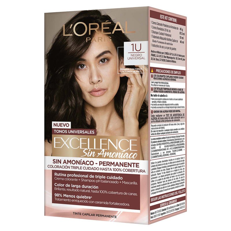 L'Oreal Tintura Permanente Excellence Sin Amoniaco - Farmacias Arrocha