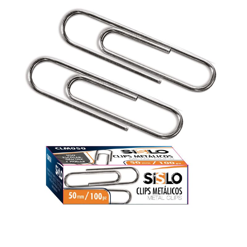 Sysabe Clip Metalico 50Mm C100 Und Sislo - Farmacias Arrocha