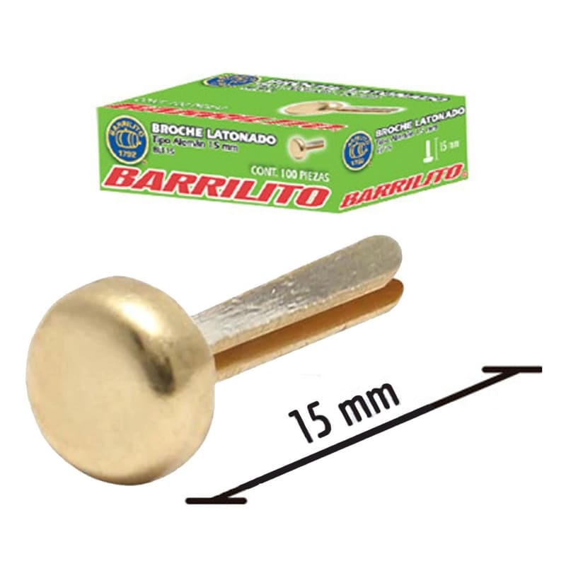 Sysabe Broche Latonado Tipo Aleman Bolsa 12Uni - Farmacias Arrocha