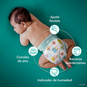 Pañales Pampers Baby Dry Talla 4, 92 unidades - Farmacias Arrocha