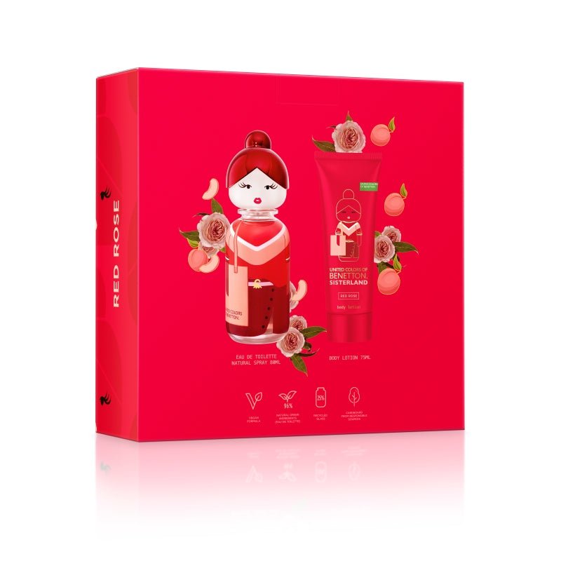 Benetton Sisterland Red Edt80Ml+Bl75Ml 24 - Farmacias Arrocha