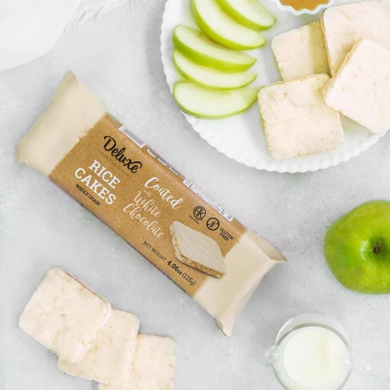 Deluxe Rice Cake White Chocolate - Farmacias Arrocha