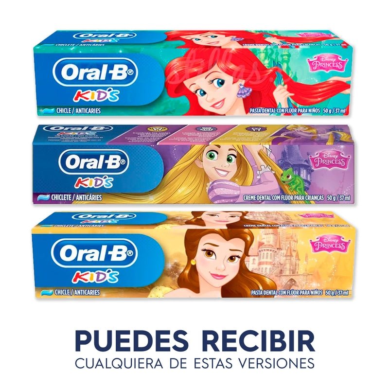 Pasta dental Oral - B Kids Princesas 37 ml - Farmacias Arrocha