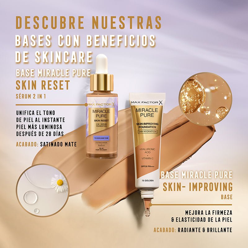 Max Factor Miracle Pure Skin Reset - Farmacias Arrocha
