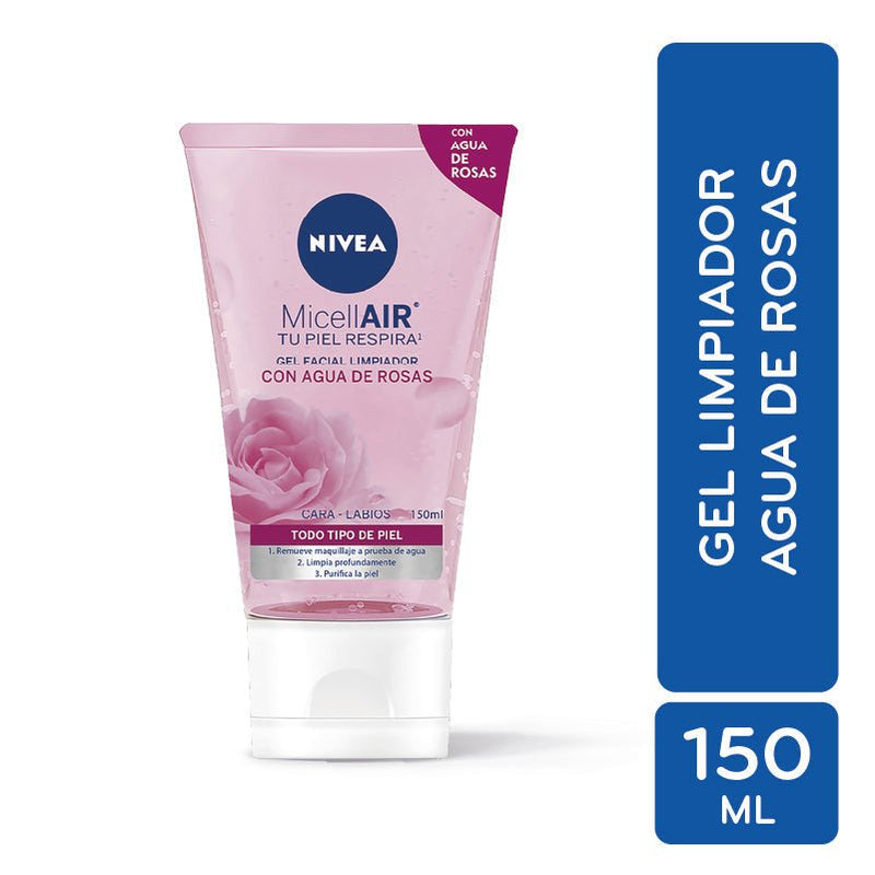 Nivea Gel Limpiador Micellar Rosas 150Ml - Farmacias Arrocha