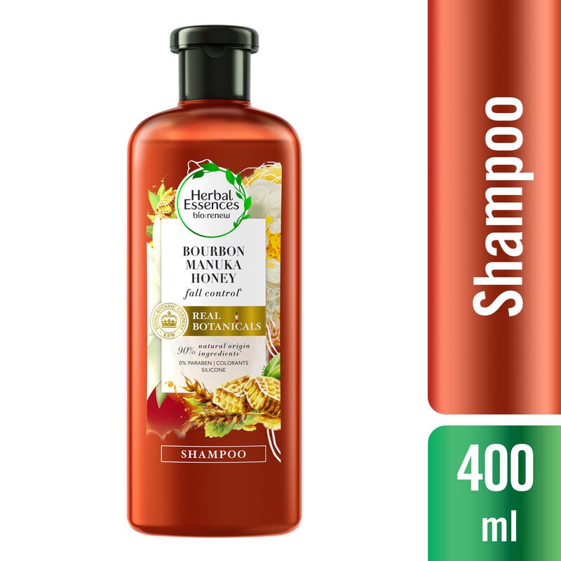 Shampoo Herbal Essences Bio:renew Bourbon Manuka Honey 400 ml - Farmacias Arrocha