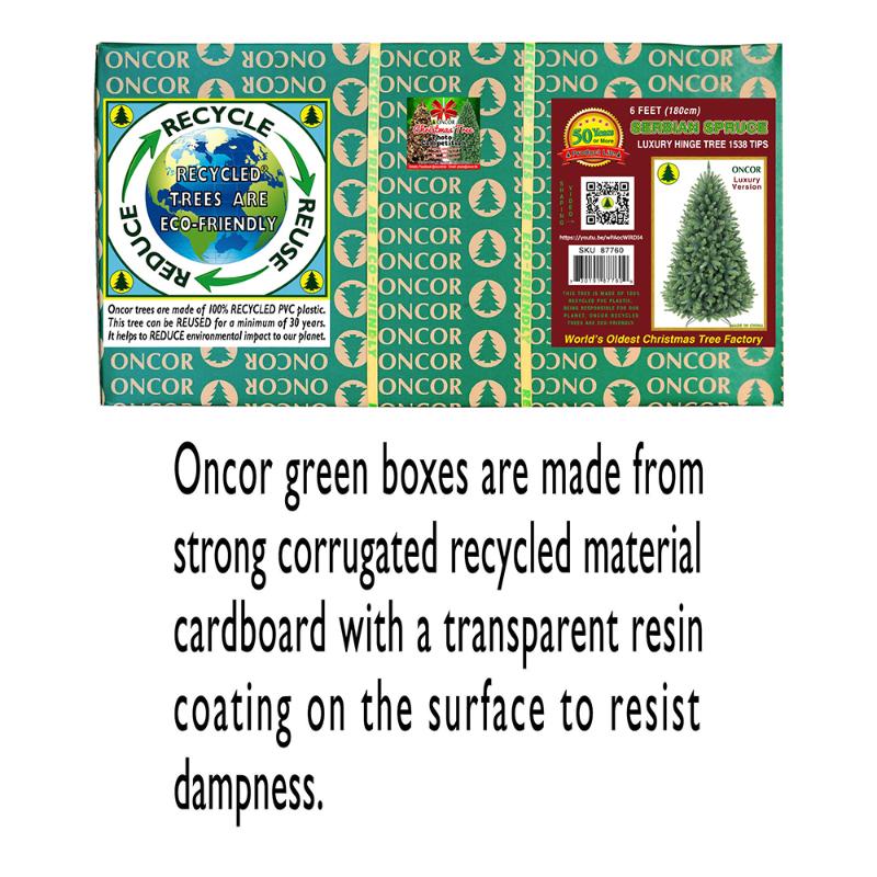 Oncor Pino de 6' Luxury Serbian Spruce Hing - Farmacias Arrocha