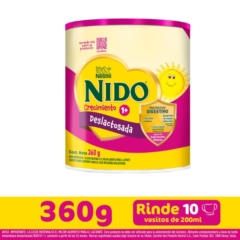 Nido 1 + Deslactosa Lata 360Gr - Farmacias Arrocha