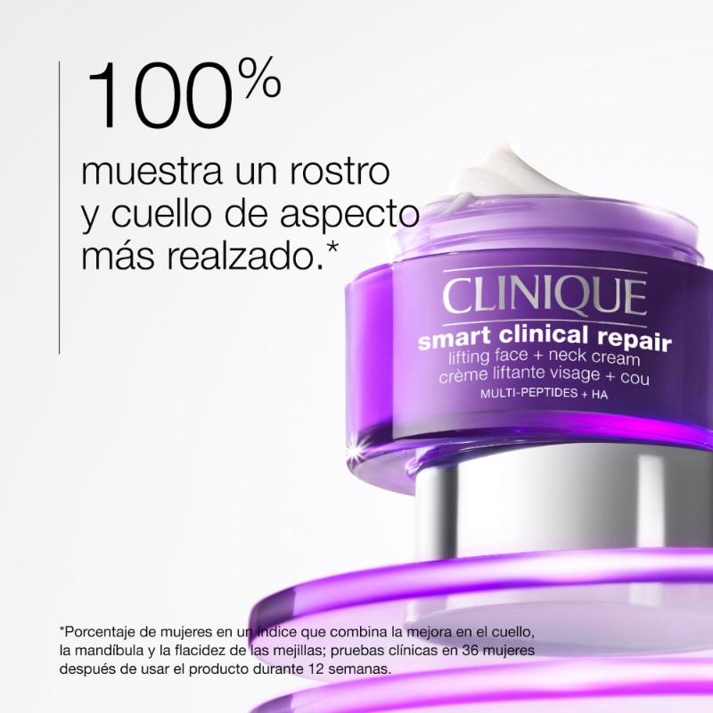 Clinique Crema Humectante Smart Clinical Repair™ Lift Rostro Y Cuello Antiedad 50 Ml - Farmacias Arrocha
