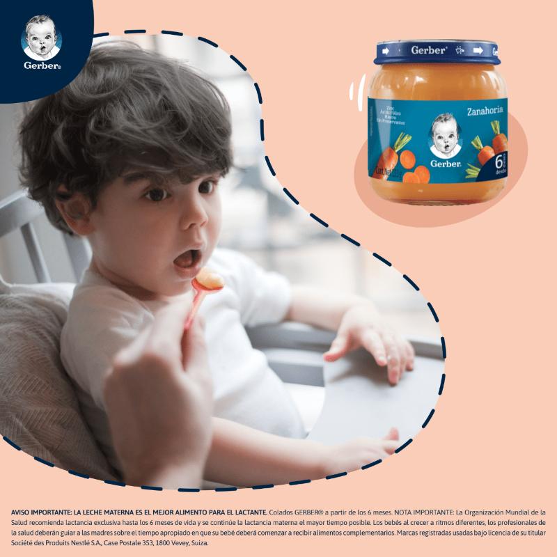 Gerber Pure Zanahoria 113Gr - Farmacias Arrocha