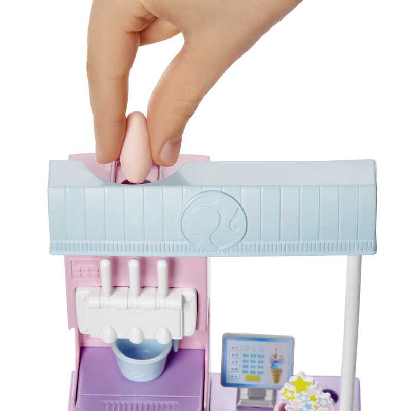 Barbie Profesiones Set de Juego Heladería Con Muñeca - Farmacias Arrocha