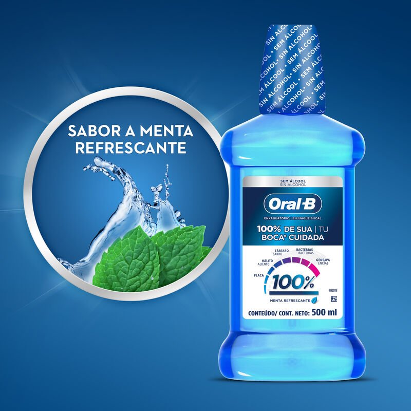 Enjuague Bucal Oral - B, 500ml - Farmacias Arrocha