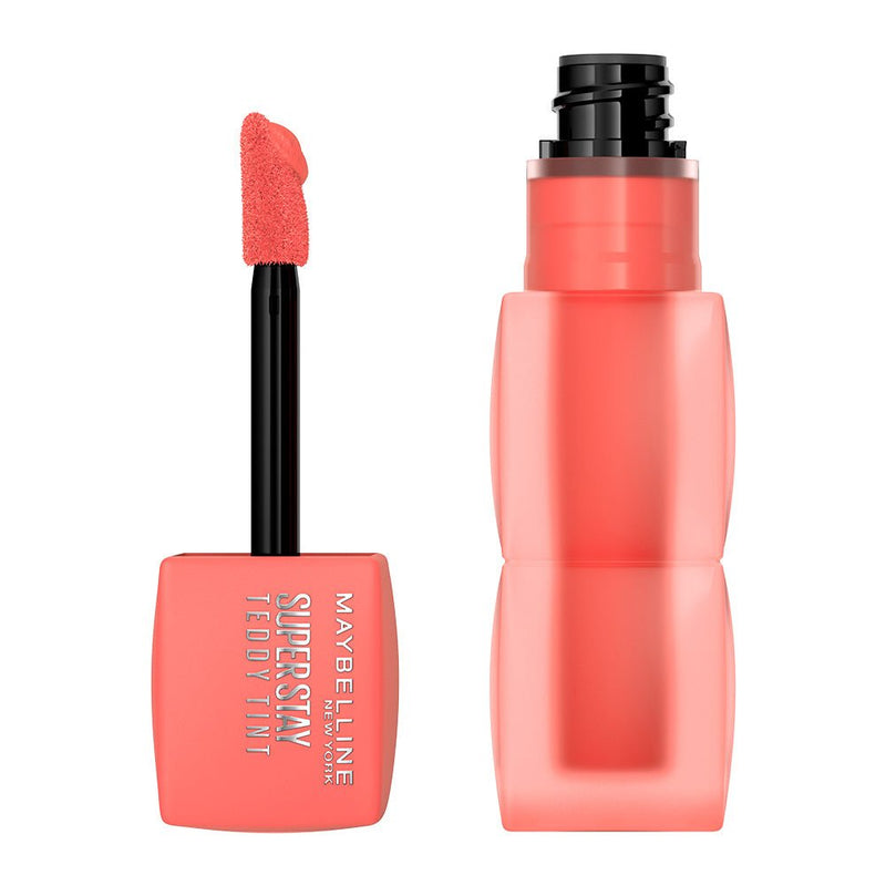 Tinta de Labios Maybelline SuperStay Teddy Tint 25 Baby tee 5 ml - Farmacias Arrocha