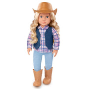 Muñeca Ashleigh Cowgirl de 18" - Farmacias Arrocha
