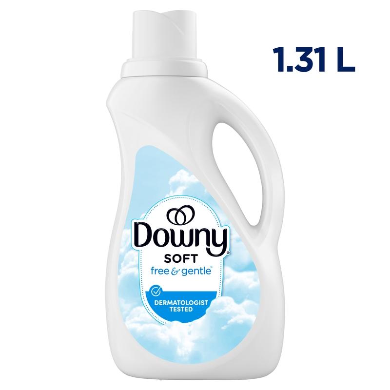 Suavizante Downy Free & Gentle, Para Pieles Sensibles, 1.31L - Farmacias Arrocha