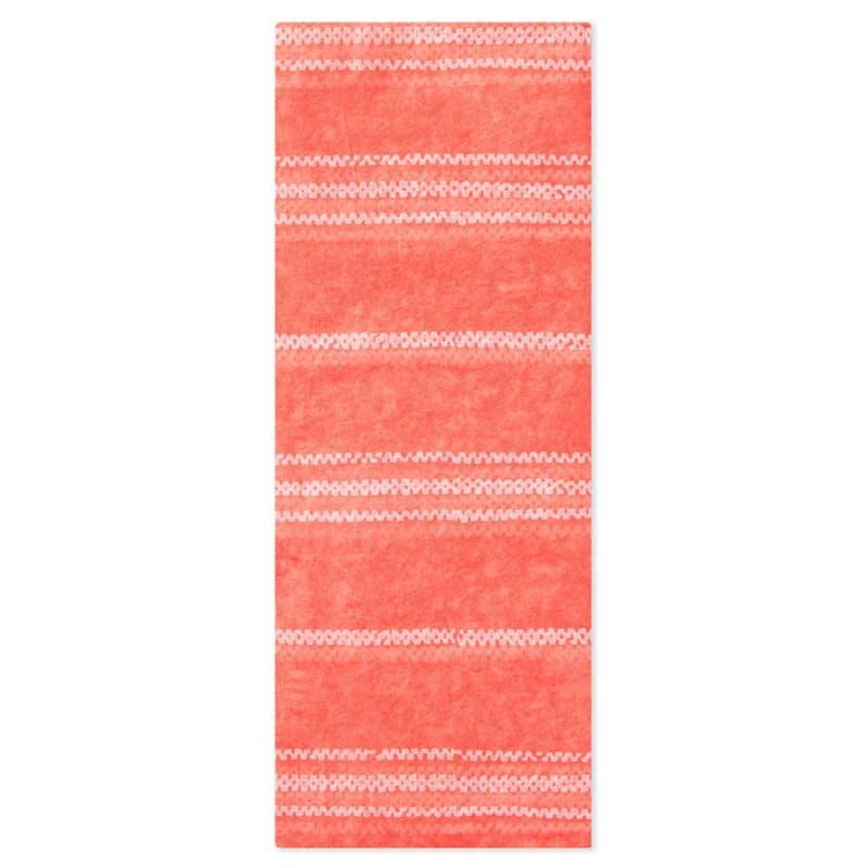 Hallmark Papel Tissue Coral Stripe 6U - Farmacias Arrocha