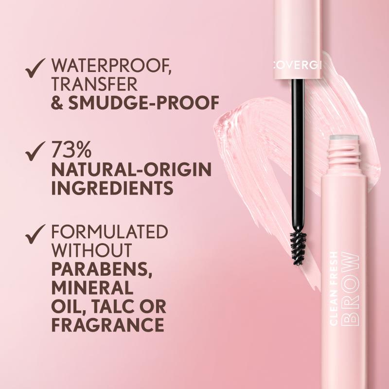 Covergirl Clean Fresh Brow Enhancer Gel Wax Clear 100 - Farmacias Arrocha