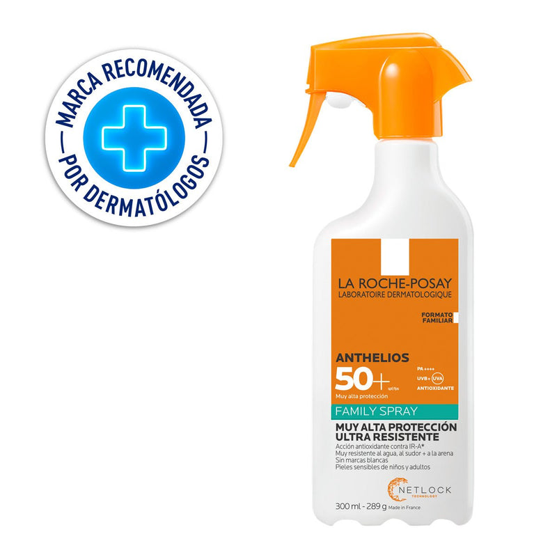 Protector Solar Corporal Anthelios Family Spray FPS50+ 300ml La Roche Posay - Farmacias Arrocha