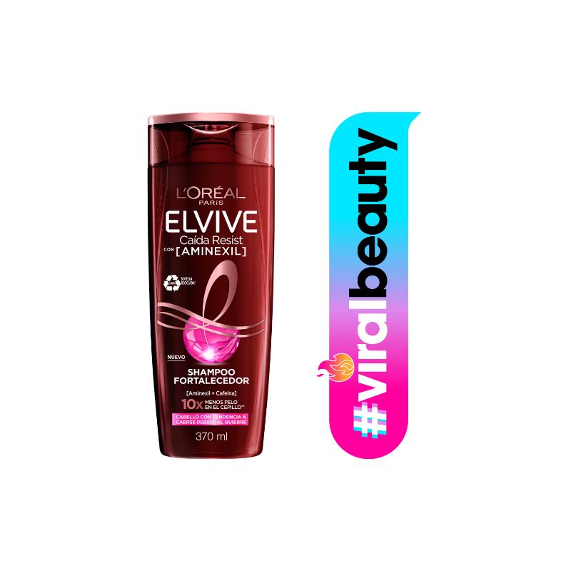 L´Oreal Paris Elvive Caida Resist Con (Aminexil) Shampoo Fortalecedor 370 Ml - Farmacias Arrocha