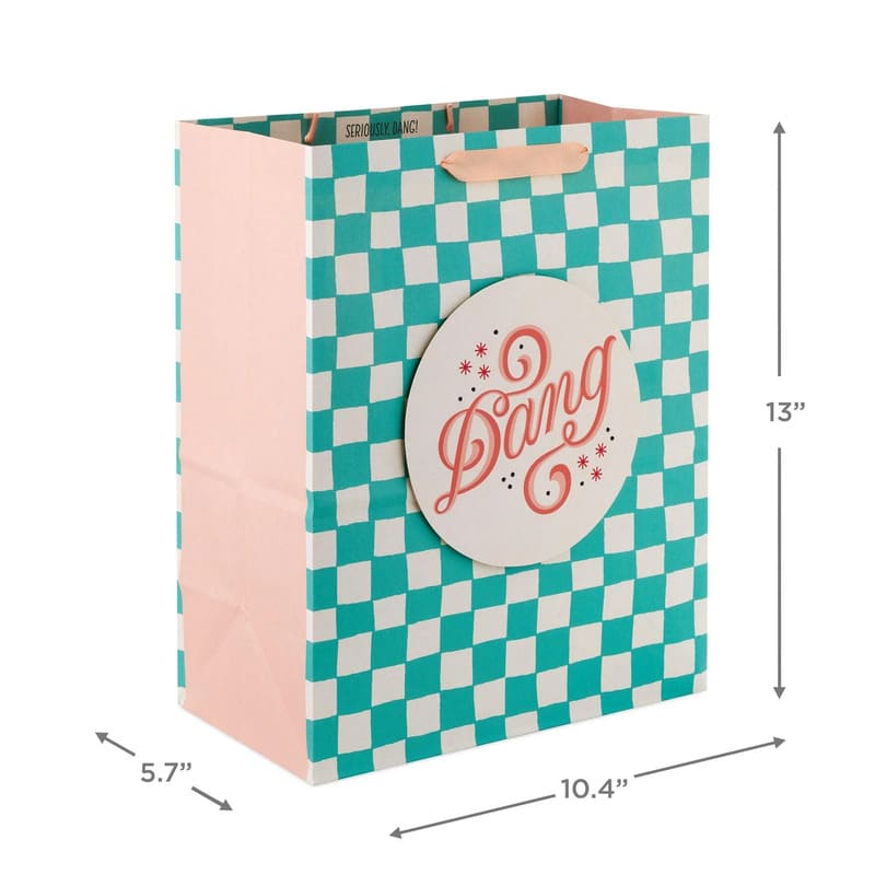 Hallmark Bolsa De Regalo Cuadros Verdes “Dang” 13" - Farmacias Arrocha
