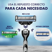 Repuesto para Máquina de afeitar Gillette Mach3 con 3 hojas, 8 uds - Farmacias Arrocha