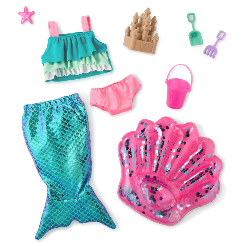 Aventura de Sirena – Outfit de Playa para Muñeca de 18” - Farmacias Arrocha