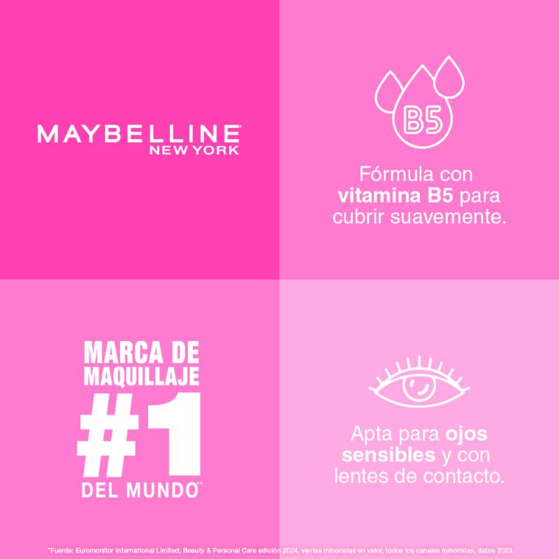 Máscara de pestañas Maybelline Lash Sensational Firework lavable - Farmacias Arrocha