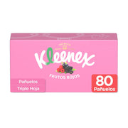 Pañuelos Faciales Kleenex Aromas Frutos Rojos 80U - Farmacias Arrocha