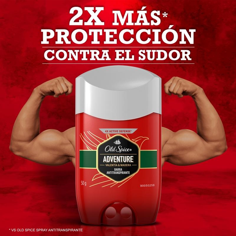 Barra Antitranspirante Old Spice Adventure 50 g - Farmacias Arrocha
