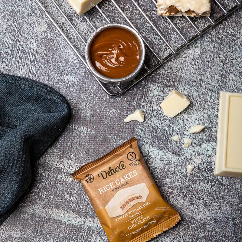 Deluxe Rice Cake Caramel & White - Farmacias Arrocha