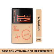 Base De Maquillaje Maybelline Ny Fit Me Fresh Tint Spf50 - Farmacias Arrocha