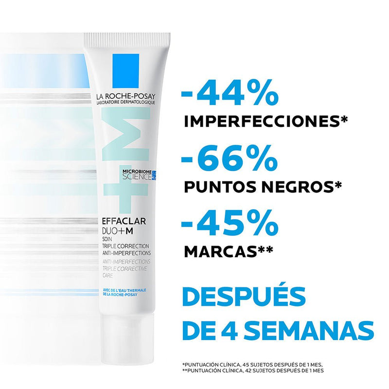La Roche Posay Effaclar duo + M piel grasa 40ml - Farmacias Arrocha