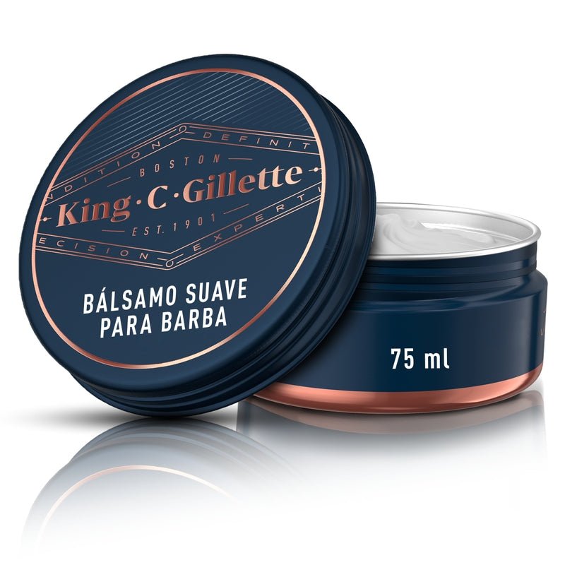 Bálsamo para barba King C. Gillette cuidado y suvavidad de barba 75ml - Farmacias Arrocha